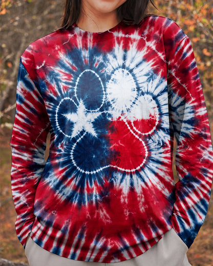 TEXAS PAW PRINT BURST ALL OVER PRINT   - TLTW1206262