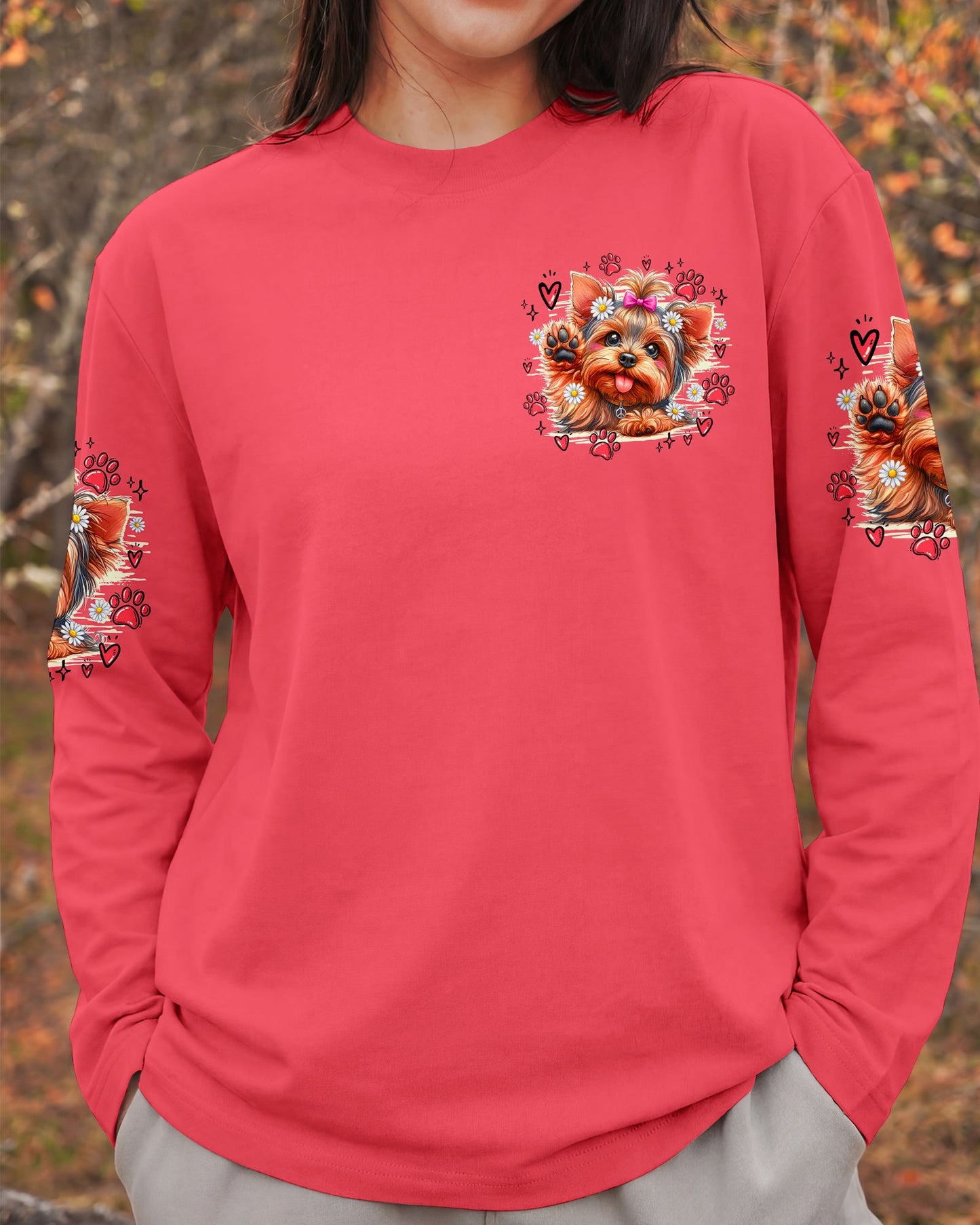 MY MOM SAID I'M A BABY YORKSHIRE TERRIER DOG ALL OVER PRINT - TY2205262