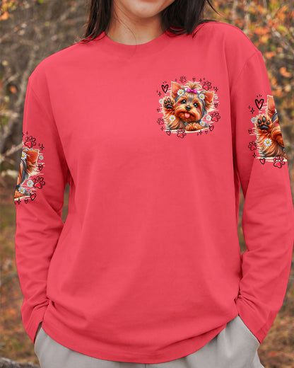MY MOM SAID I'M A BABY YORKSHIRE TERRIER DOG ALL OVER PRINT - TY2205262