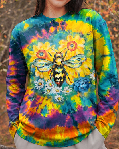 JUST BREATHE BEE SUNFLOWER ALL OVER PRINT - RI2304261