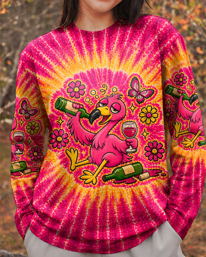 I'M NEVER DRINKING AGAIN FLAMINGO ALL OVER PRINT   - TLHN2804262