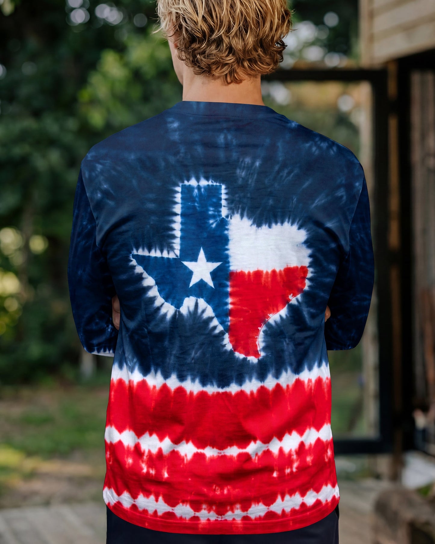 PEACE TEXAS MAP BURST ALL OVER PRINT   - TLTW1206261