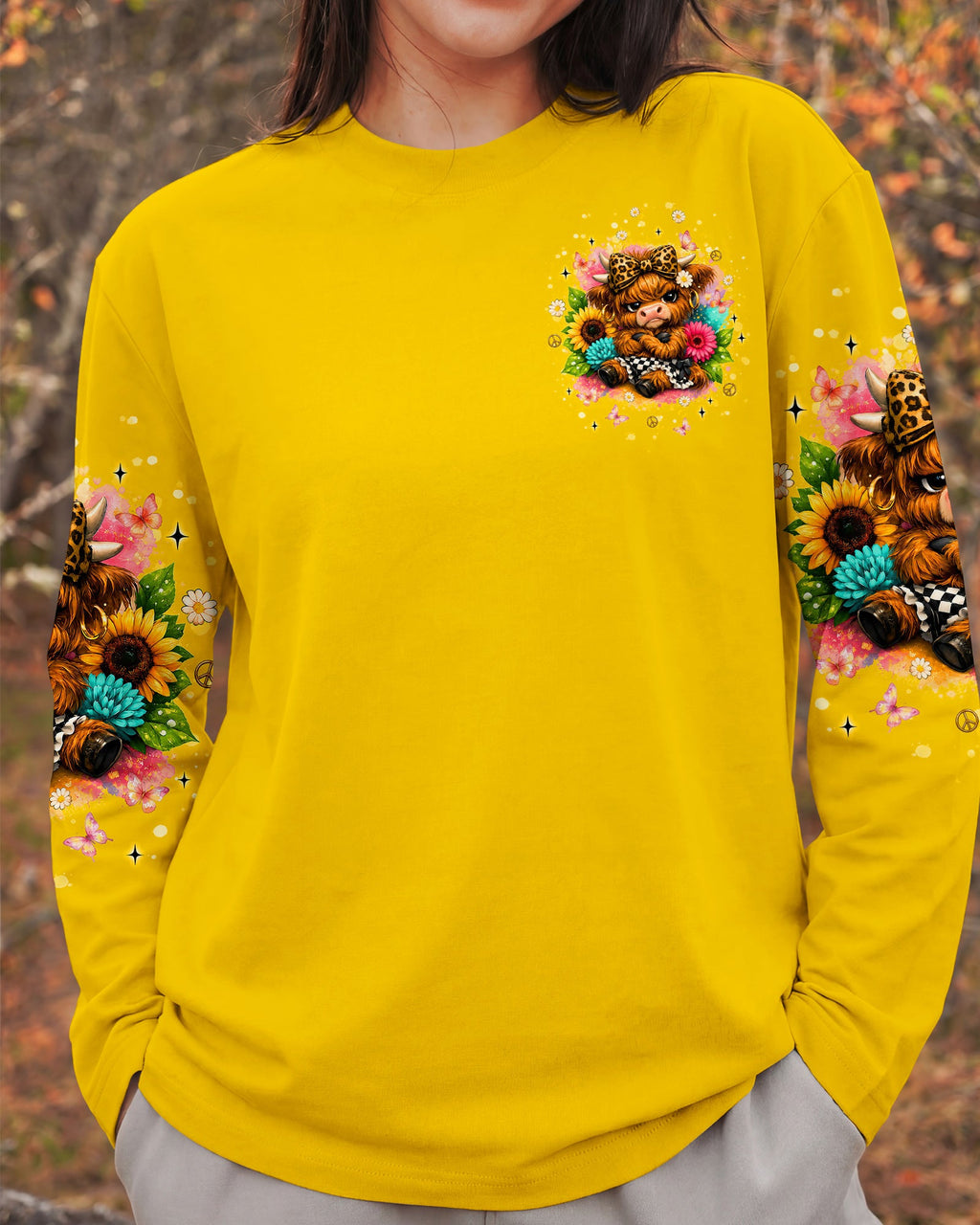 APPARENTLY I HAVE AN ATTITUDE WHO KNEW COW ALL OVER PRINT - TLNT1905262