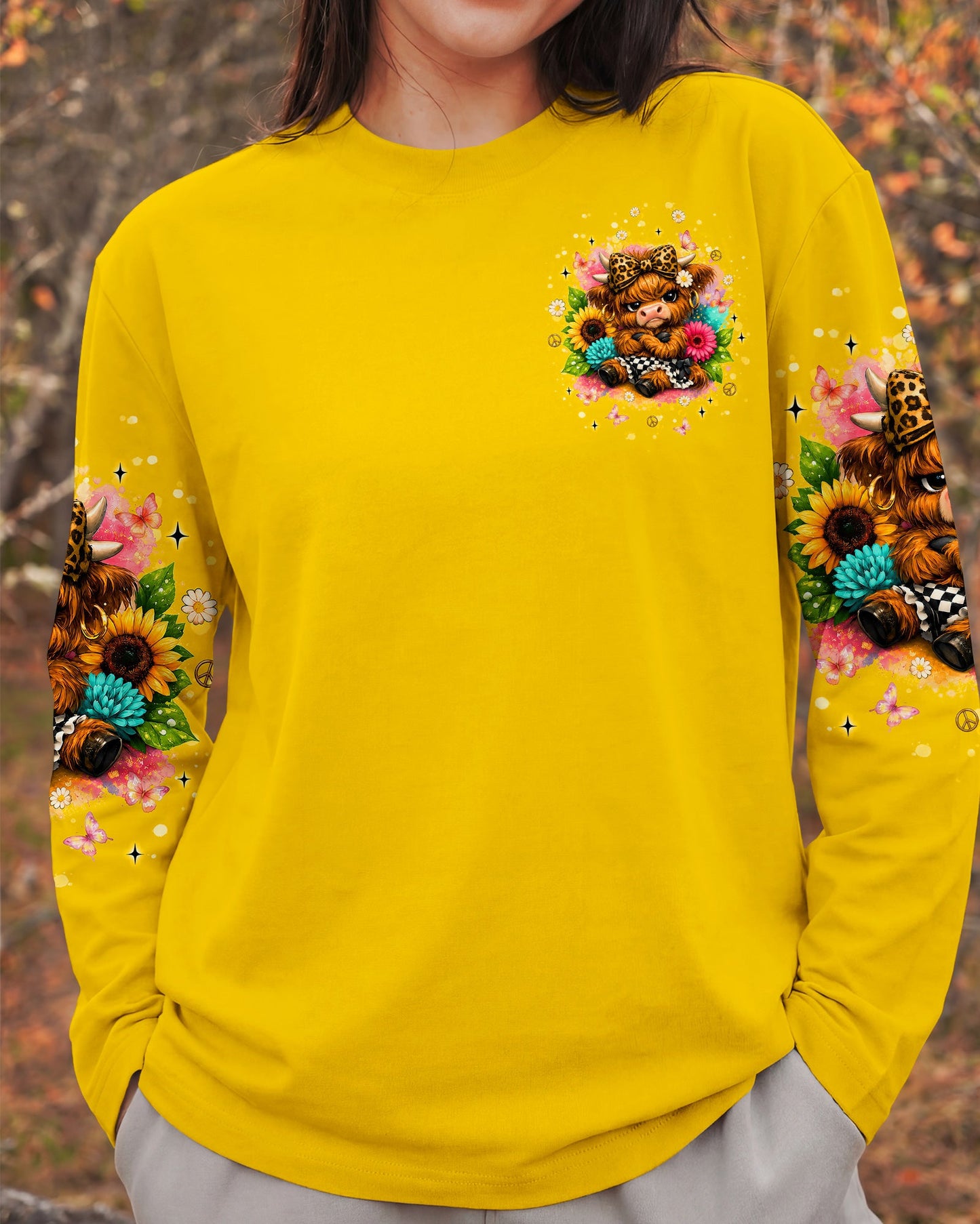 APPARENTLY I HAVE AN ATTITUDE WHO KNEW COW ALL OVER PRINT - TLNT1905262