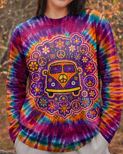 RUNNING AGAINST THE WIND BUS SWIRL ALL OVER PRINT   - TLTW2404263