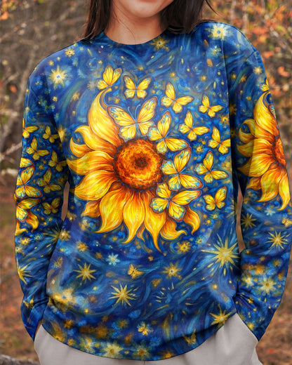WHISPER WORDS OF WISDOM LET IT BE BUTTERFLY SUNFLOWER  ALL OVER PRINT - TLHN0704261