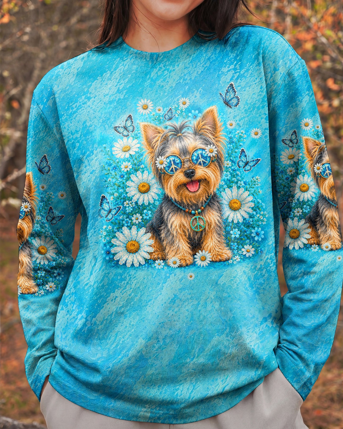 WHISPER WORDS OF WISDOM LET IT BE YORKIE DOG  ALL OVER PRINT - TLHN1405261