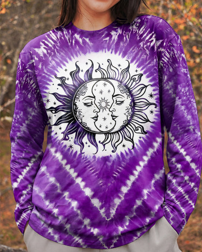 SUN MOON AND STARS PURPLE ALL OVER PRINT - TYQY1504261