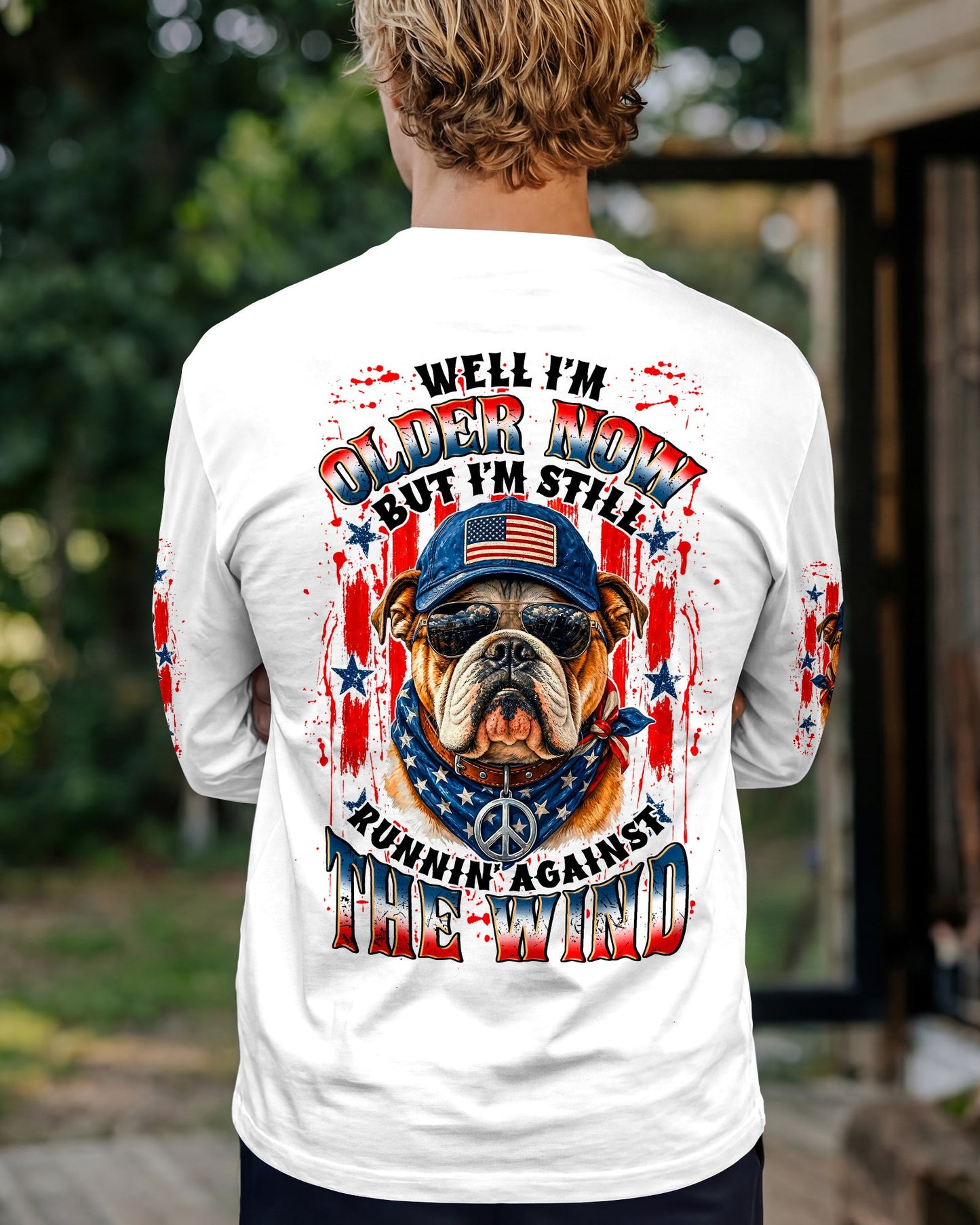 RUNNING AGAINST THE WIND BULLDOG ALL OVER PRINT - TYLN0405263