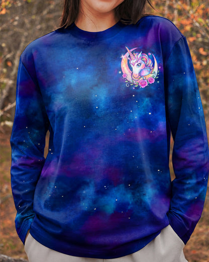 UNICORN KISSES MAGICAL WISHES GALAXY ALL OVER PRINT – KM1604262