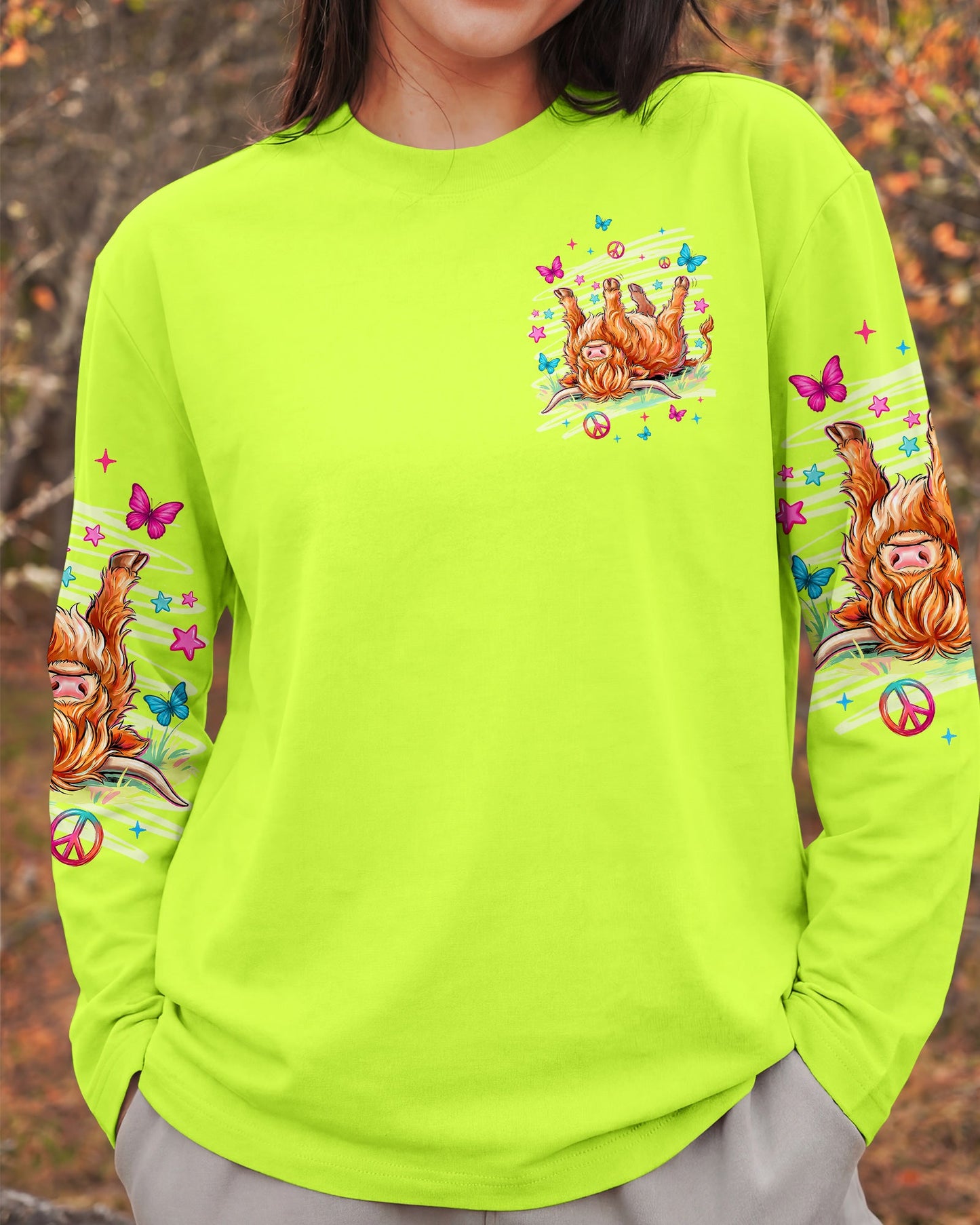 TODAY'S YOGA POSE COW ALL OVER PRINT  - TLNT2505263