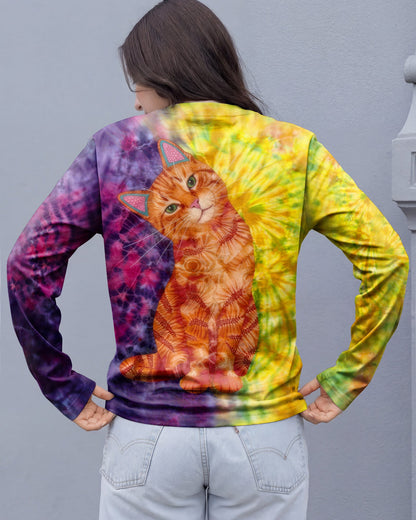 GROOVY CUTE CAT ALL OVER PRINT - TLHG2104261