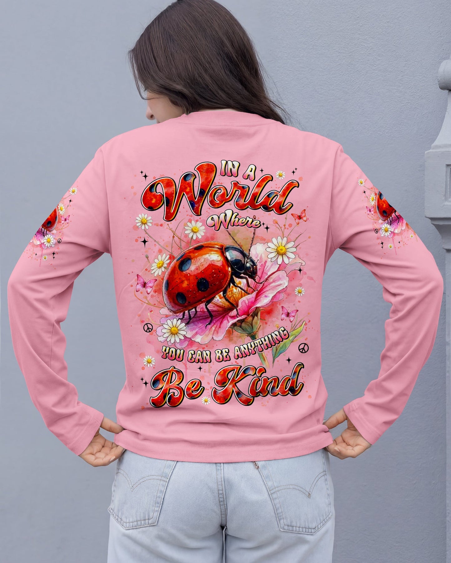 BE KIND LADYBUG ALL OVER PRINT - TYLN0605262