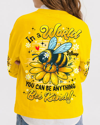 IN A WORLD WHERE YOU CAN BE ANYTHING BEE KIND KIDS ALL OVER PRINT - TYQY1106264