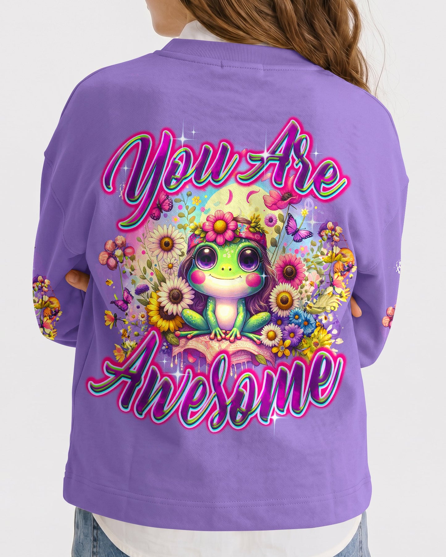 YOU ARE AWESOME FROG KIDS ALL OVER PRINT - TY1912232