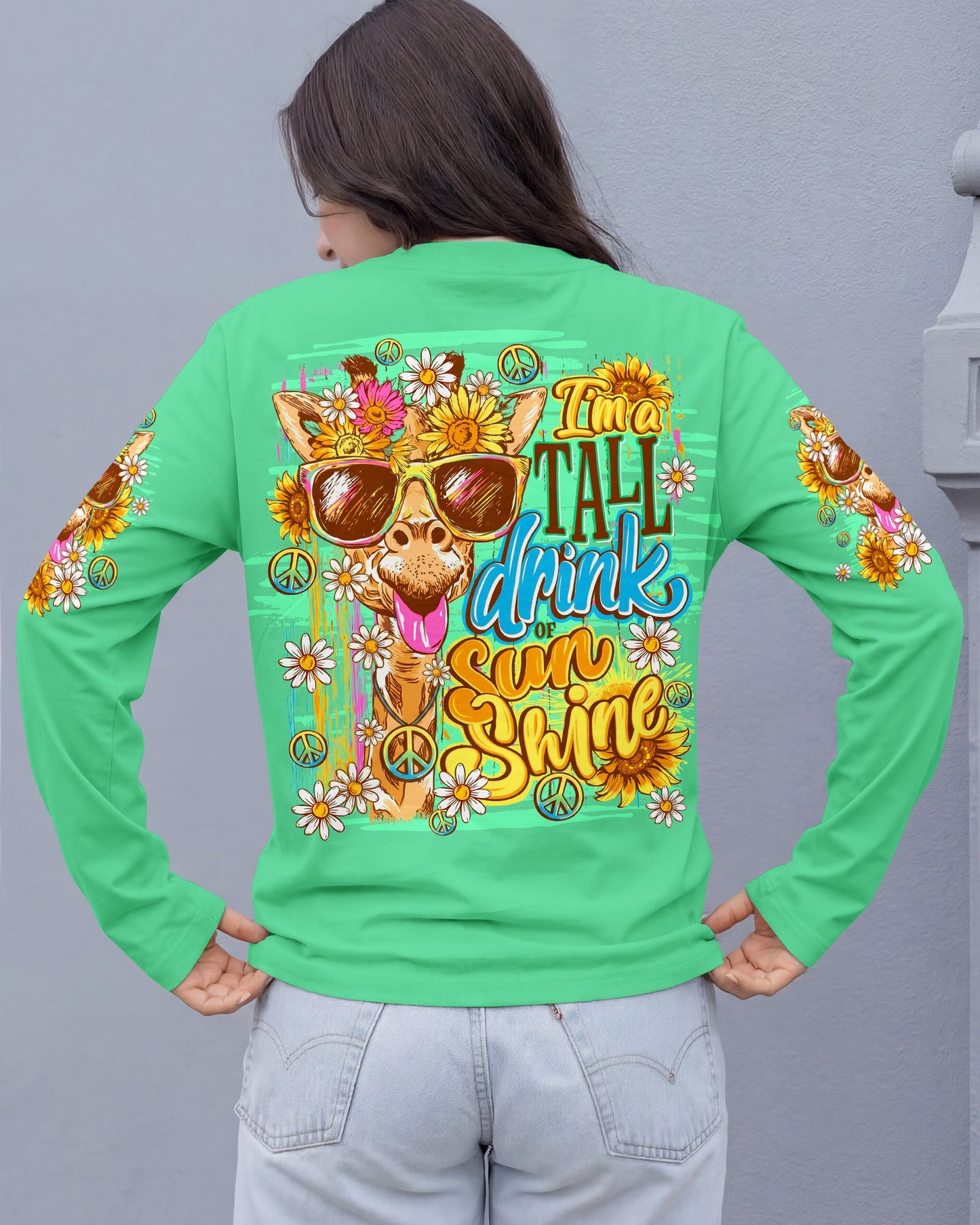 DRINK OF SUNSHINE GIRAFFE ALL OVER PRINT - TY2105262