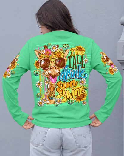 DRINK OF SUNSHINE GIRAFFE ALL OVER PRINT - TY2105262