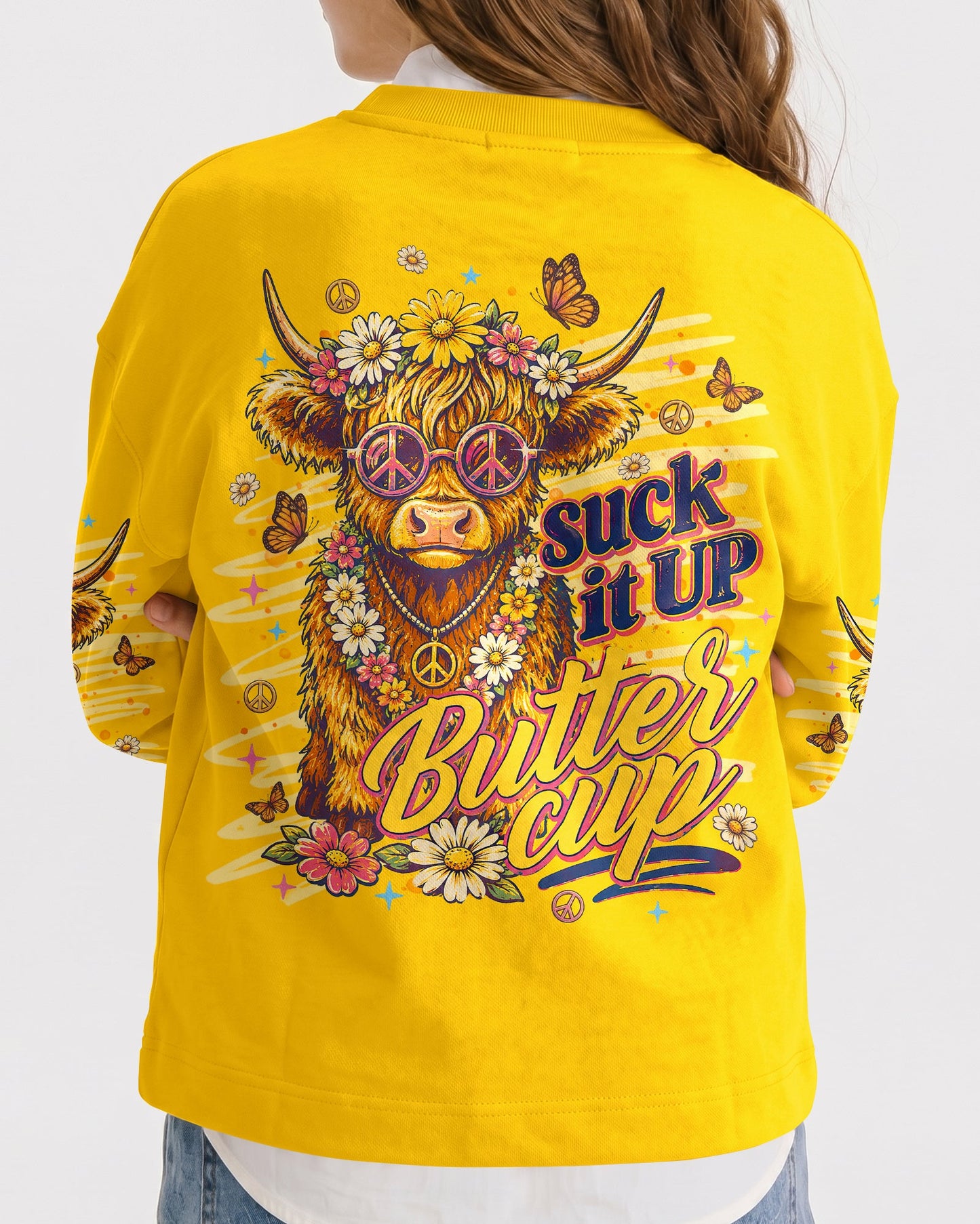 SUCK IT UP BUTTERCUP COW KIDS ALL OVER PRINT - TLNT0806262