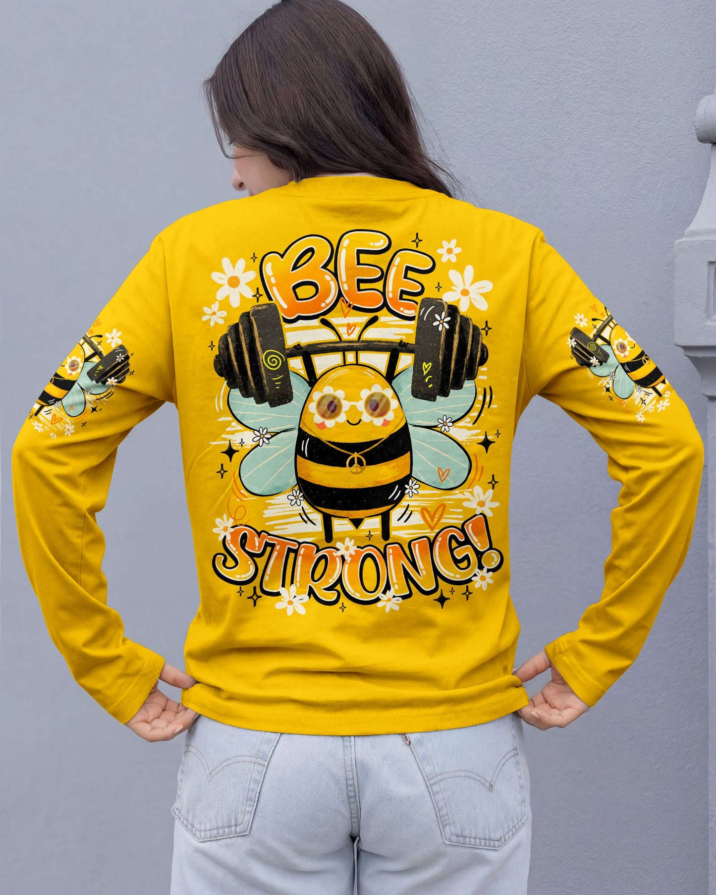 BEE STRONG ALL OVER PRINT - TY0906262