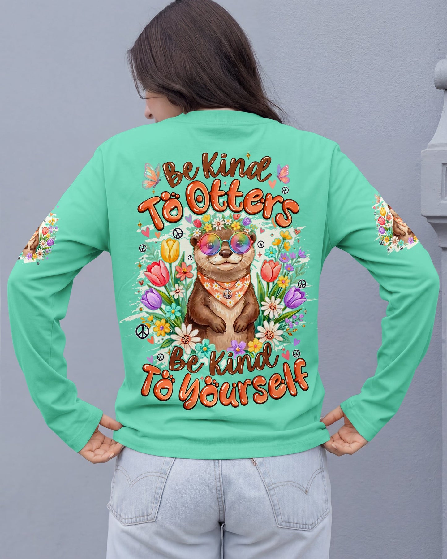 BE KIND TO OTTERS ALL OVER PRINT - TYQY1605261