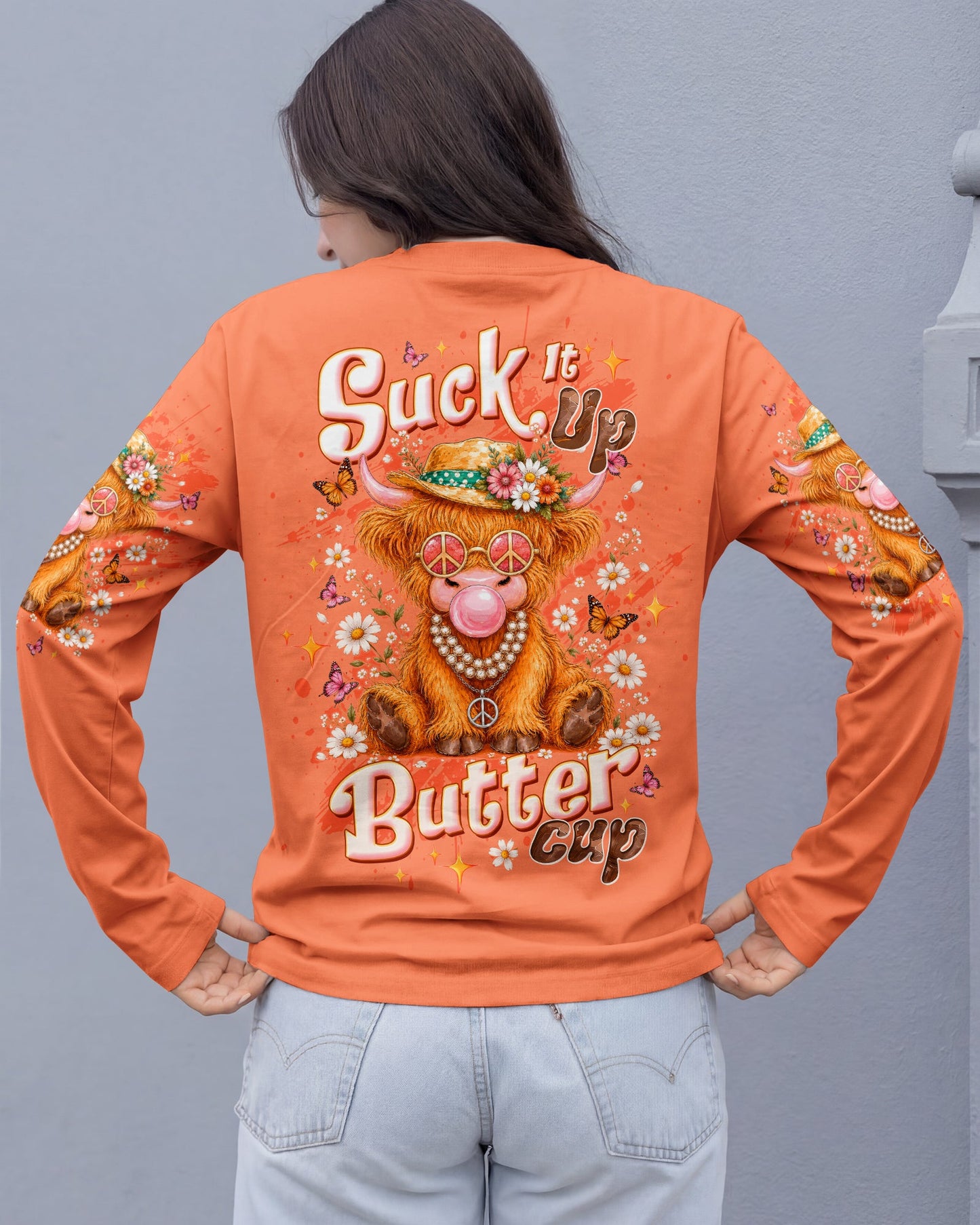 SUCK IT UP BUTTERCUP COW ALL OVER PRINT - TLTW2805261