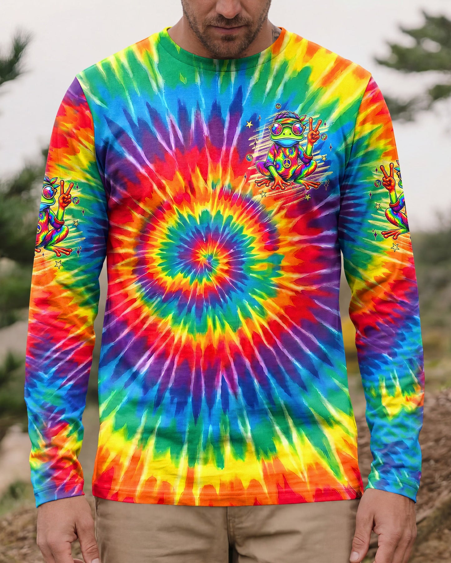 OLD HIPPIES FROG ALL OVER PRINT - TYLN2805262