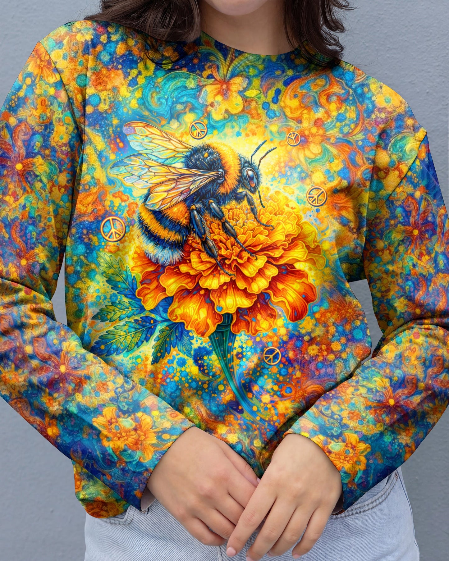 IN A WORLD WHERE YOU CAN BE ANYTHING BEE KIND ALL OVER PRINT  - TLTW0604262