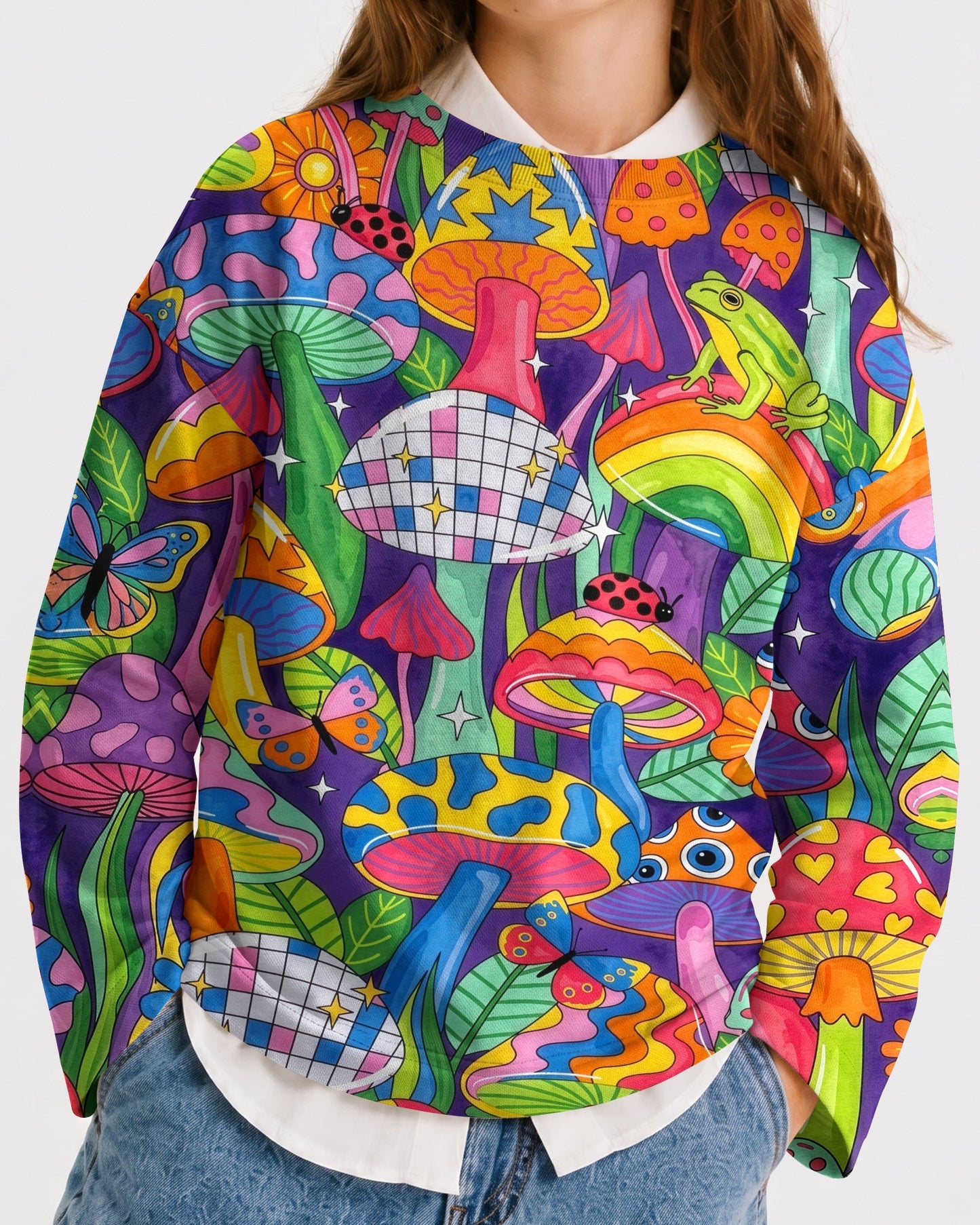 GROOVY MUSHROOM DISCO PARTY ALL OVER PRINT - RITD0906262