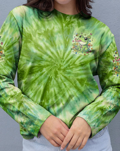 BE KIND FROG GREEN ALL OVER PRINT - TYLN2204262