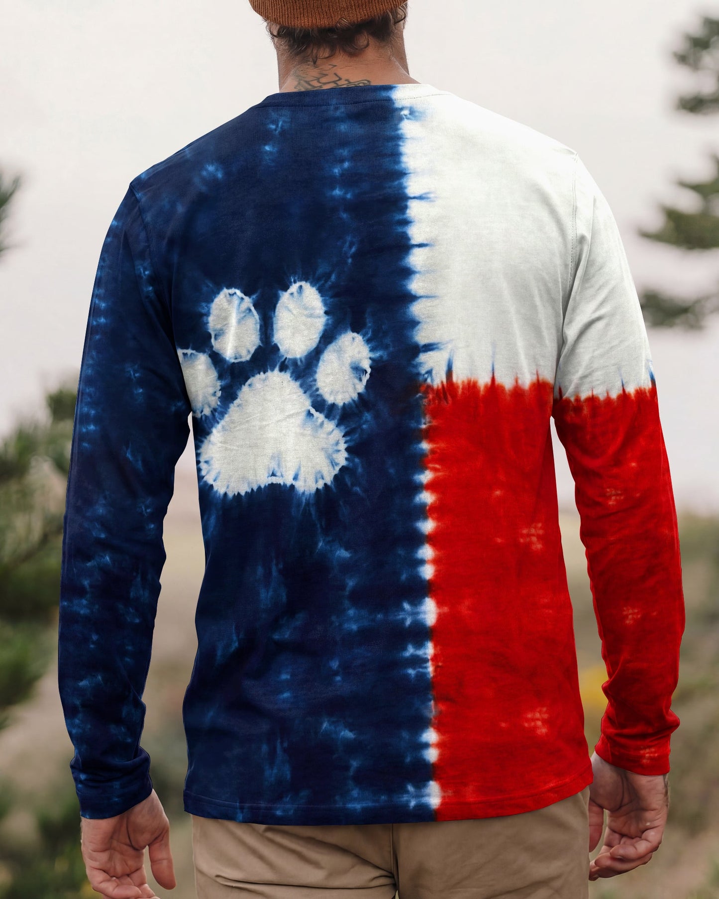 PAW PRINT TEXAS PATTERN ALL OVER PRINT   - TLTW1206263