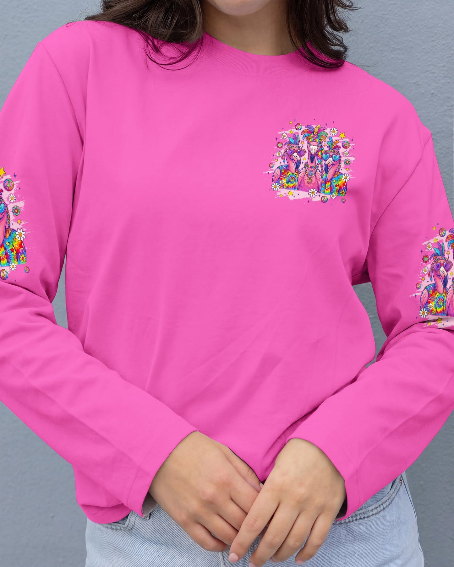 LET'S GO GIRLS FLAMINGO ALL OVER PRINT - TYQY2706261