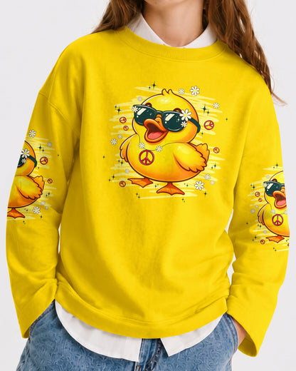 I'M NOT SHORT DUCK HIPPIE KIDS ALL OVER PRINT - TYPQ1206261