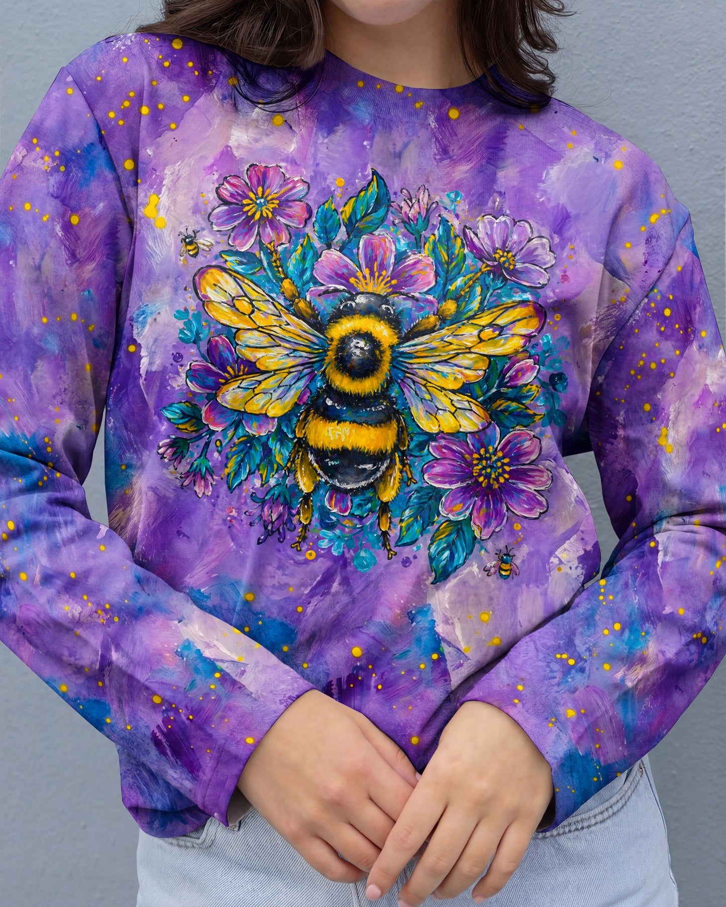 WHISPER WORDS OF WISDOM LET IT BE BEE  ALL OVER PRINT  - TLNO2304261