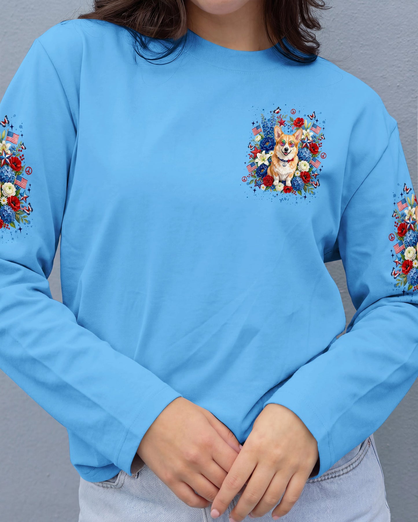 JUST BREATHE CORGI DOG ALL OVER PRINT - TYLN1405262