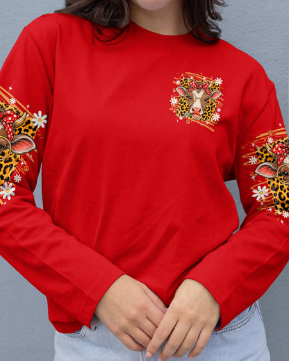 CRAZY HEIFER DOWN THE STREET COW ALL OVER PRINT  - TLTW2306262