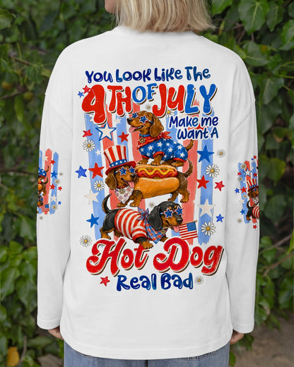 YOU LOOK LIKE THE 4TH OF JULY DACHSHUND DOG ALL OVER PRINT - TYQY0306262