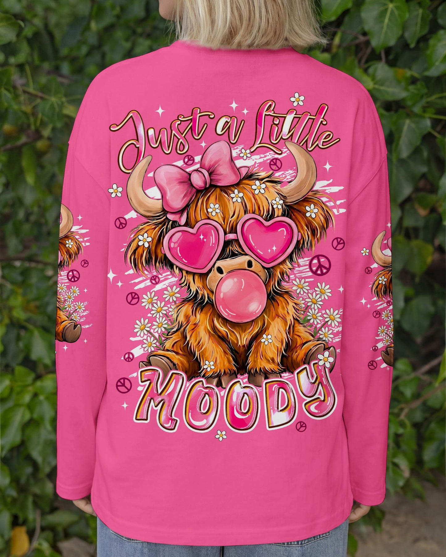 JUST A LITTLE MOODY COW ALL OVER PRINT - TYPQ2606263