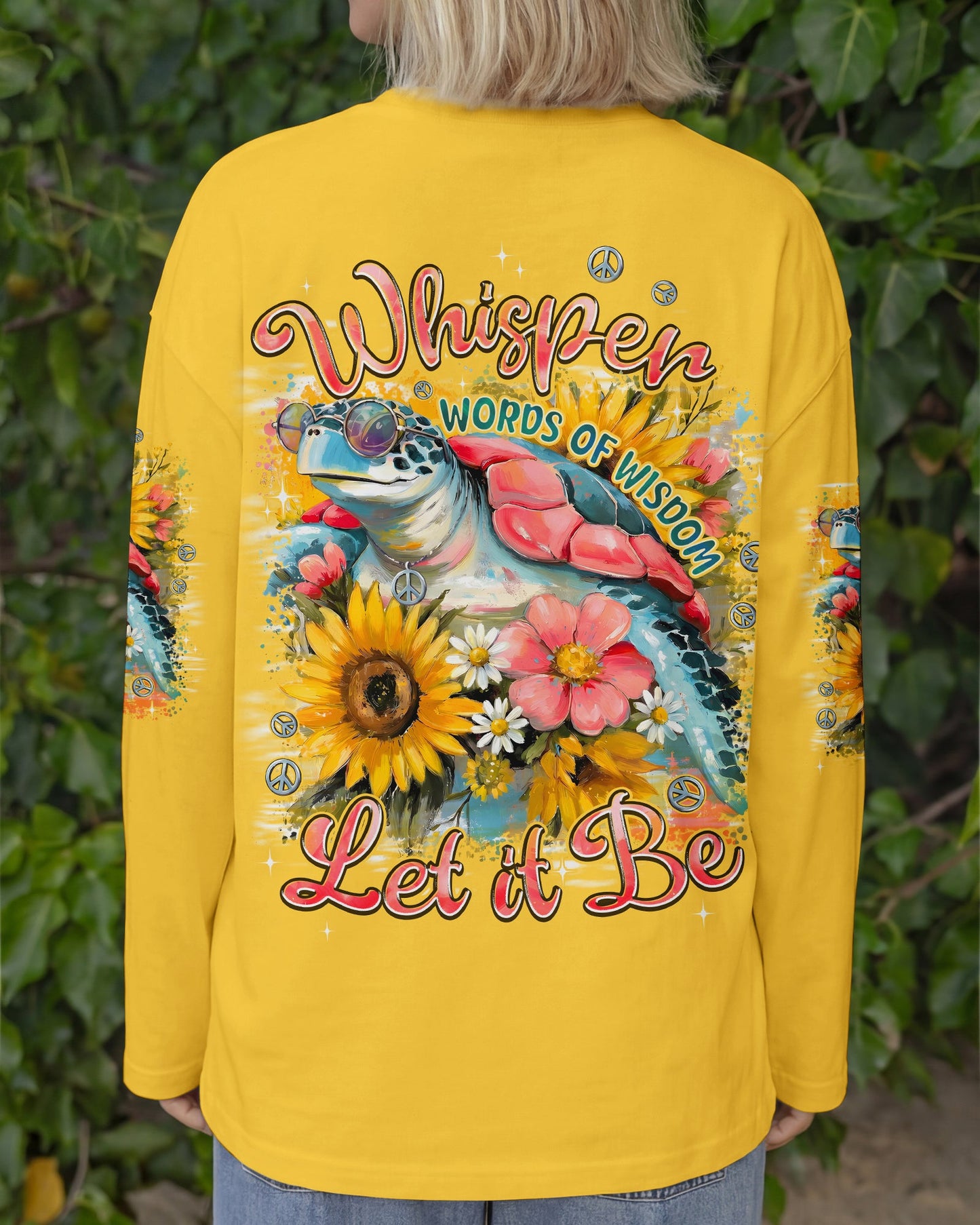 WHISPER WORDS OF WISDOM LET IT BE TURTLE ALL OVER PRINT - TYPQ1706242