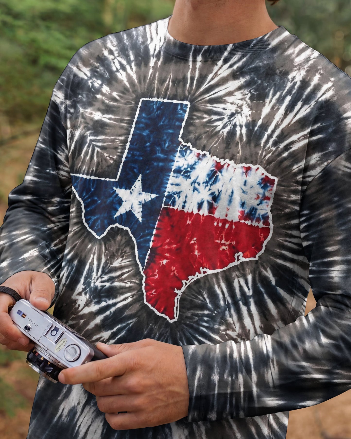 TEXAS MAP SWIRL ALL OVER PRINT - TLHG1206263