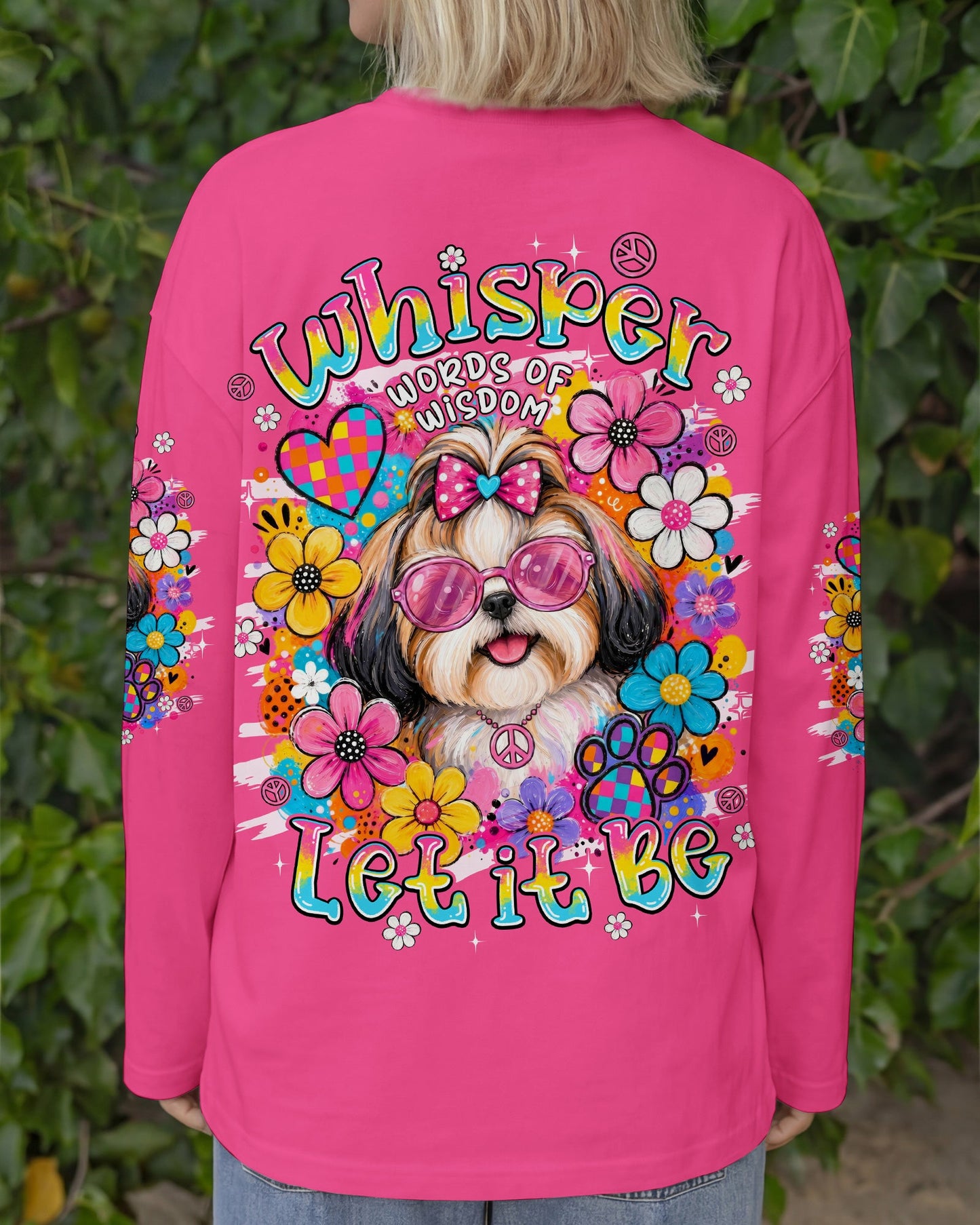 WHISPER WORDS OF WISDOM LET IT BE SHIH TZU DOG ALL OVER PRINT - TYPQ0306261