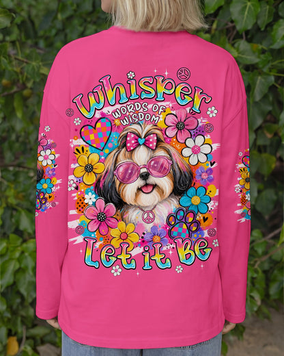 WHISPER WORDS OF WISDOM LET IT BE SHIH TZU DOG ALL OVER PRINT - TYPQ0306261