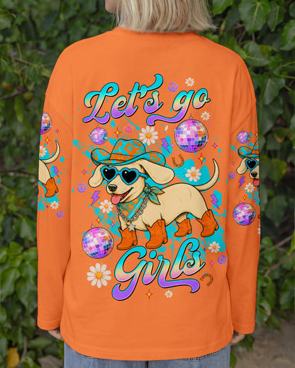 LET'S GO GIRLS DACHSHUND DOG ALL OVER PRINT - TLTW1806265