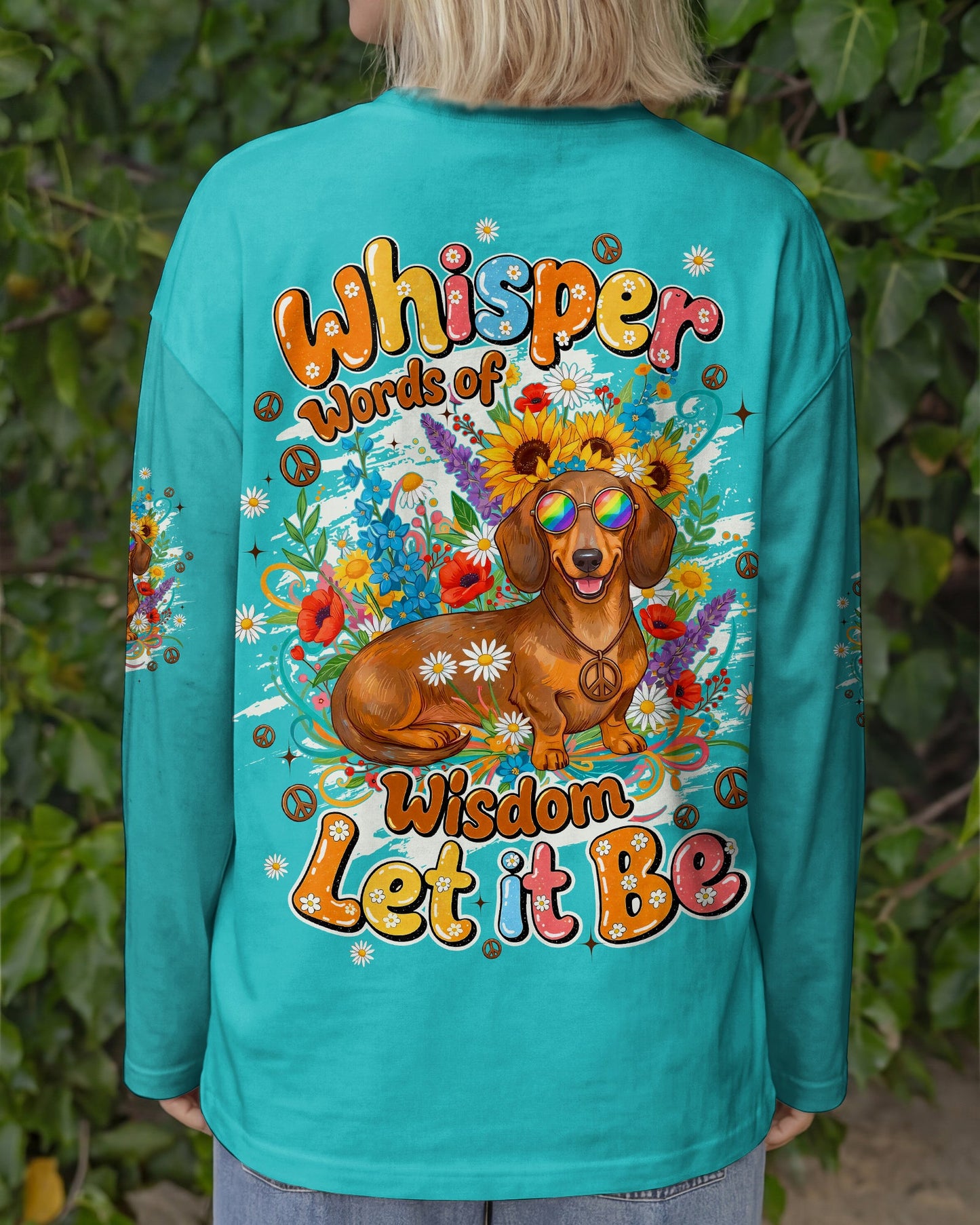 WHISPER WORDS OF WISDOM LET IT BE DACHSHUND DOG ALL OVER PRINT - TYQY0405262