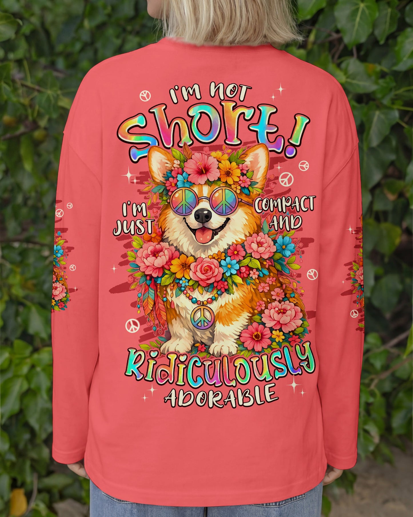 I'M NOT SHORT CORGI DOG ALL OVER PRINT - TYPQ1805262