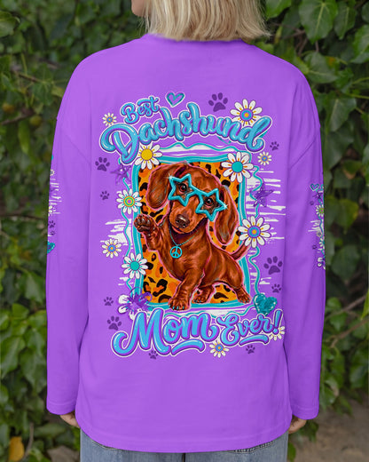 BEST DACHSHUND MOM DOG EVER ALL OVER PRINT - TY1805261