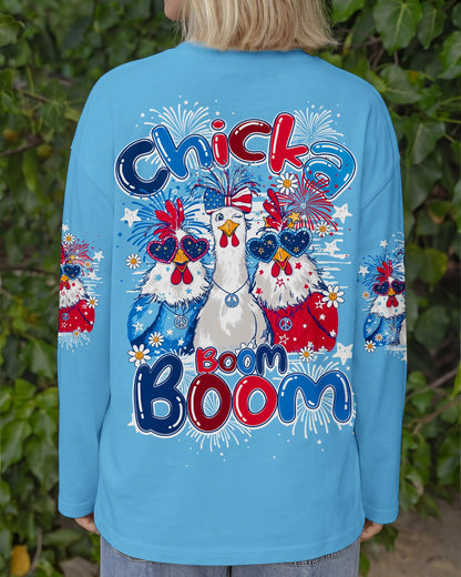 CHICKA BOOM BOOM HIPPIE CHICKEN ALL OVER PRINT - TY2105261