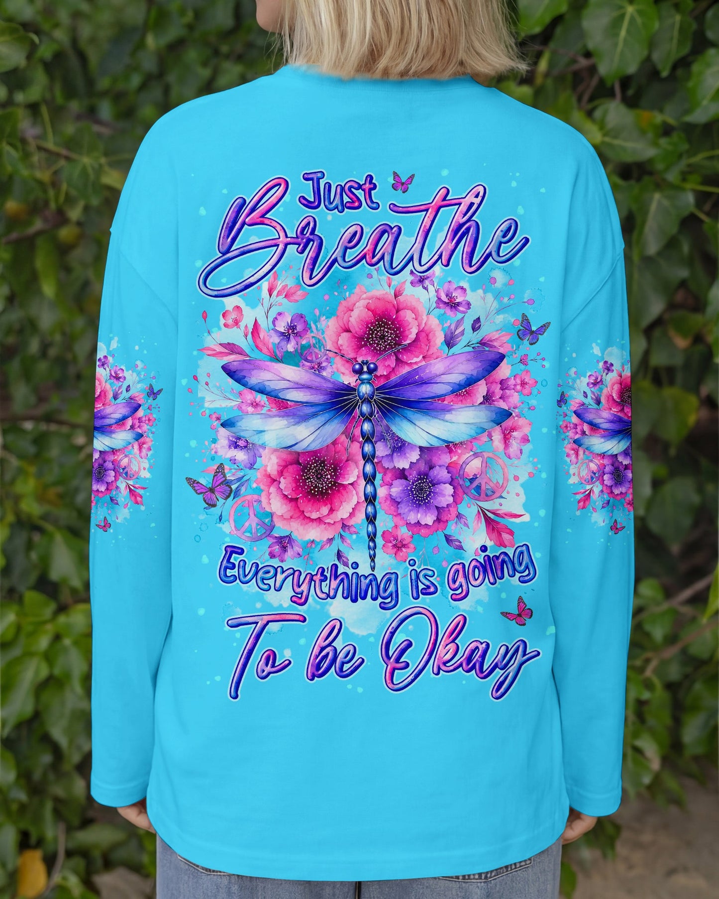 JUST BREATHE DRAGONFLY ALL OVER PRINT - TYLN1806262