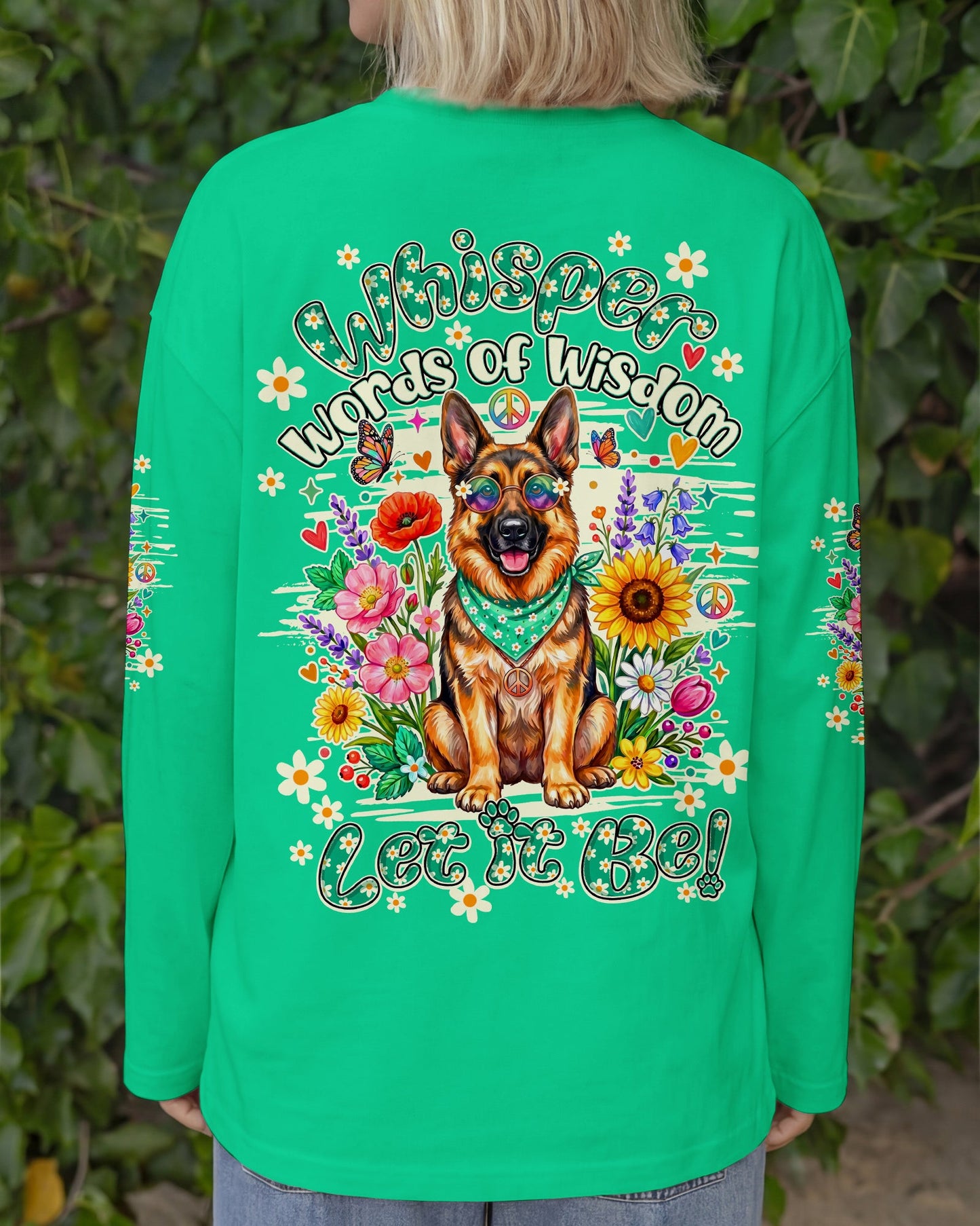 WHISPER WORDS OF WISDOM LET IT BE GERMAN SHEPHERD DOG ALL OVER PRINT - TY0805262