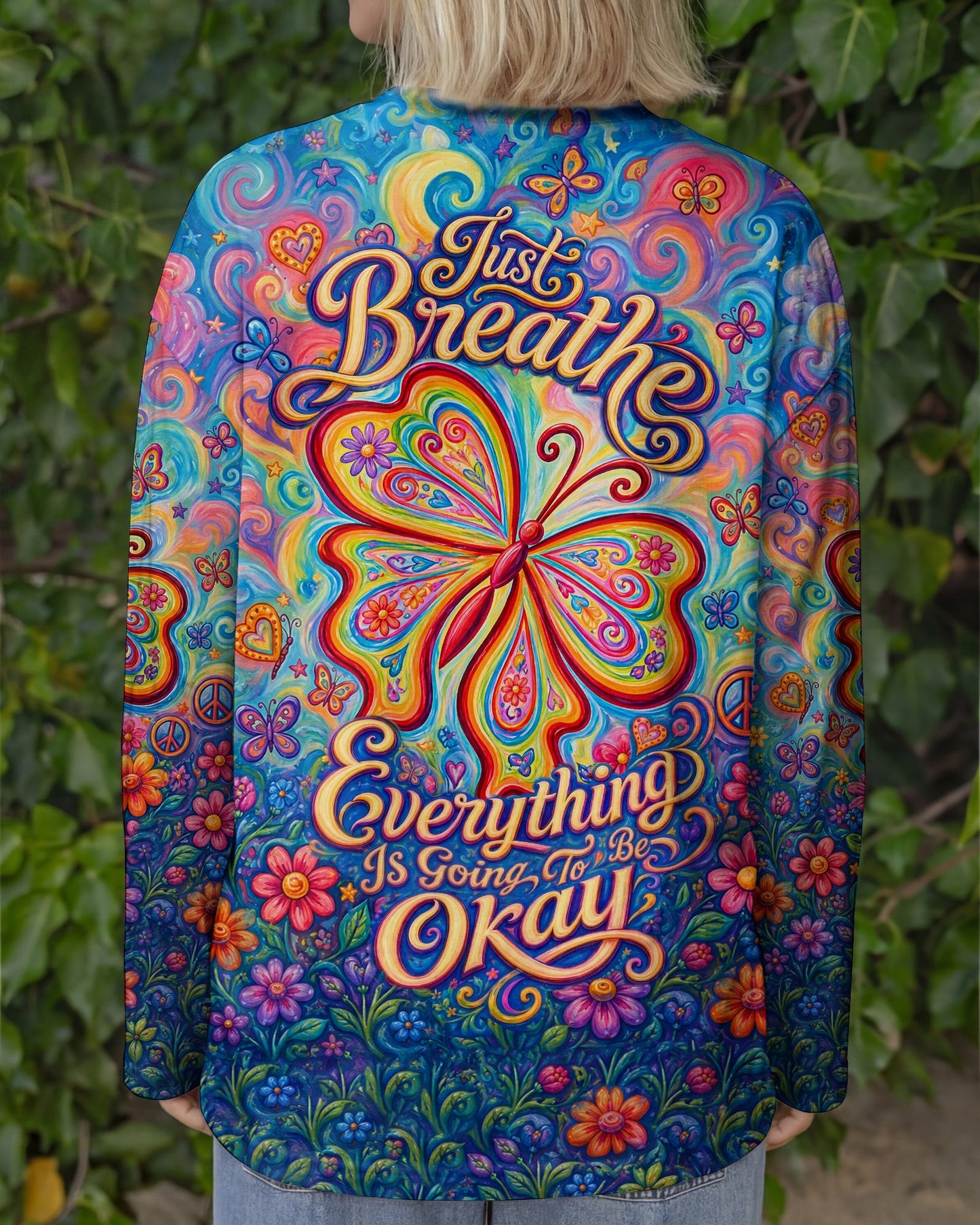 JUST BREATHE BUTTERFLY ALL OVER PRINT - TLTW1205262