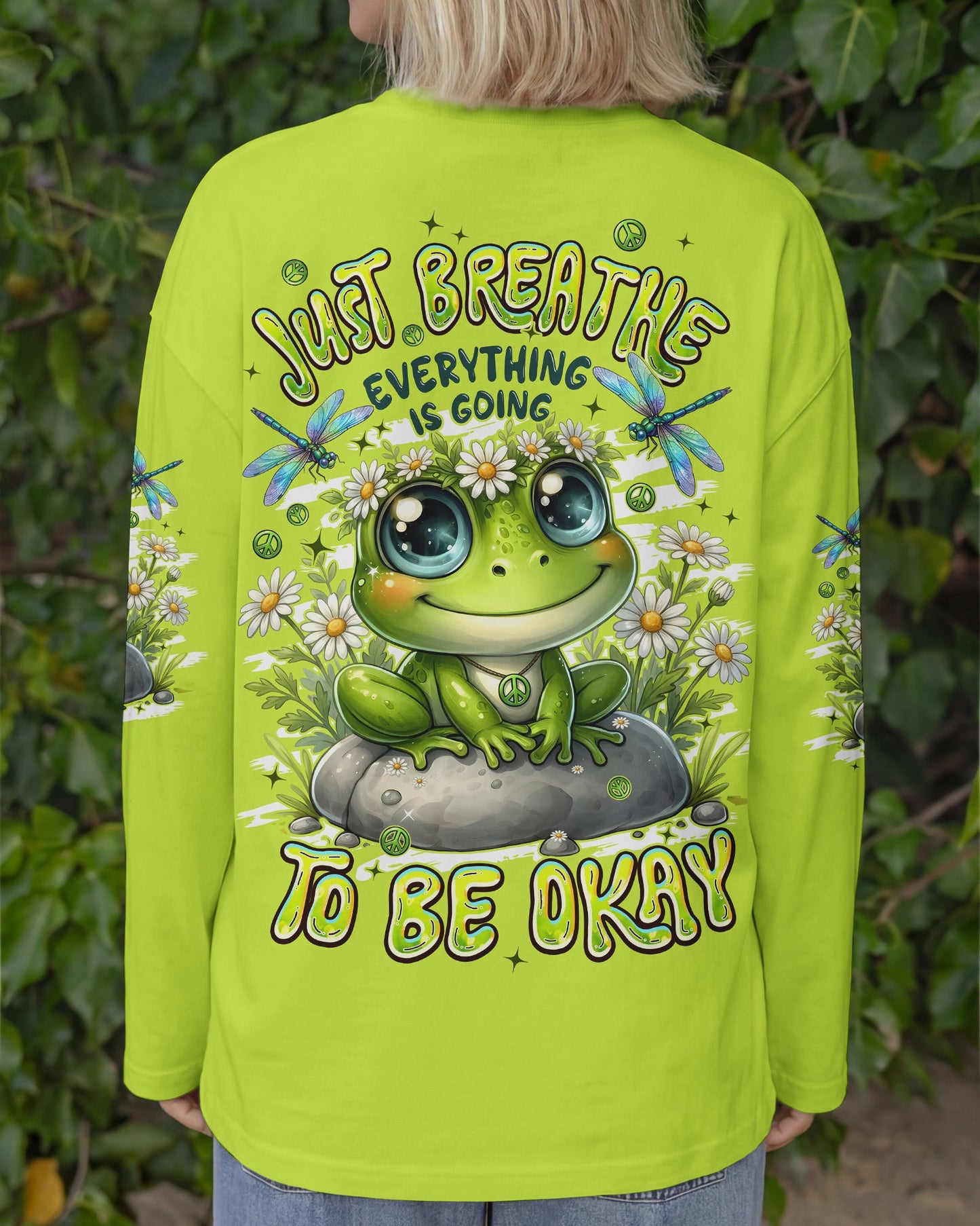 JUST BREATHE FROG ALL OVER PRINT - TYPQ2705261